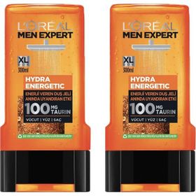 L'Oréal Paris Men Expert Hydra Energetic Taurin İçeren 2'li Duş Jeli