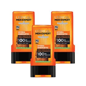 L'Oréal Paris Men Expert Hydra Energetic Taurin Içeren Duş Jeli 3'lü Set