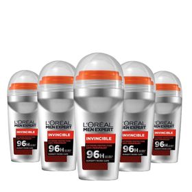 L'Oréal Paris Men Expert Invincible Anti Perspirant 50 ml 5'li Roll On Deodorant Seti