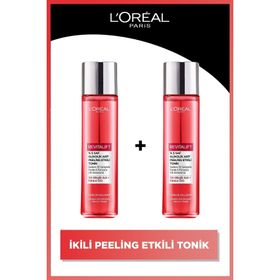 L'Oréal Paris Revitalift 5 Saf Glikolik Asit Peeling Etkili Tonik 180 ml 2'li Set