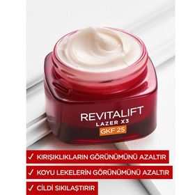L'Oréal Paris Revitalift Lazer X3 50 ml Leke ve Kırışıklık Karşıtı Bakım Kremi