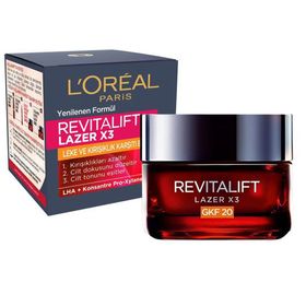 L'Oréal Paris Revitalift Lazer X3 50 ml Leke ve Kırışıklık Karşıtı Bakım Kremi