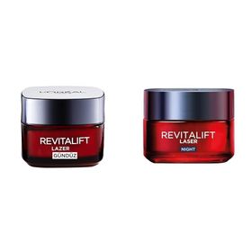 L'Oréal Paris Revitalift Lazer X3 Yoğun Yaşlanma Karşıtı Gece Gündüz Bakım Kremi Seti