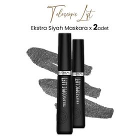 L'Oréal Paris Telescopic Lift Extra Black 2'li Maskara