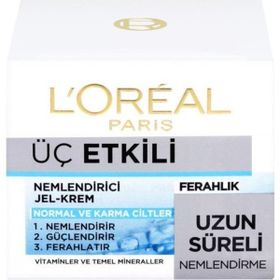 L’Oréal Paris Üç Etkili Ferahlık 50 ml Yoğun Nemlendirici Jel Krem