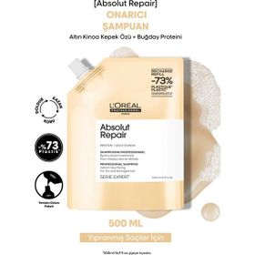 L'Oréal Professionnel Absolut Repair Yıpranmış Saçlar İçin 500 ml Onarıcı Refill Şampuan