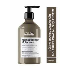 L'Oréal Professionnel Serie Expert Absolut Repair Molecular 500 ml Yıpranmış Saçlar Arındırıcı Şampuan