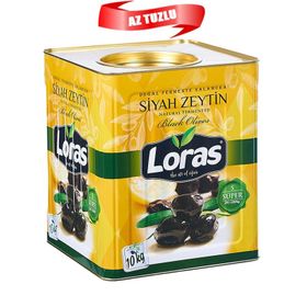Loras 10 kg Süper Gemlik Siyah Zeytin