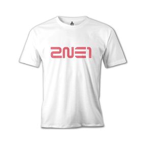 Lord 2NE1 - Logo Beyaz Erkek T-shirt