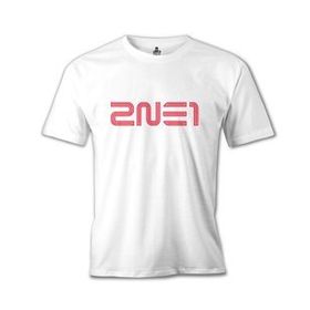 Lord 2NE1 - Logo Beyaz Erkek T-shirt