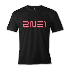 Lord 2NE1 Logo Siyah Erkek T-shirt