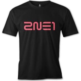 Lord 2NE1 Logo Siyah Erkek T-shirt