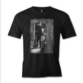 Lord Charlie Chaplin Siyah Erkek Çocuk T-shirt