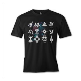 Lord CS-809 Siyah EXO - Signs Erkek T-Shirt