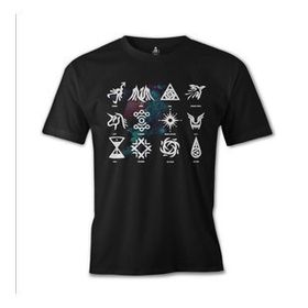 Lord CS-809 Siyah EXO - Signs Erkek T-Shirt