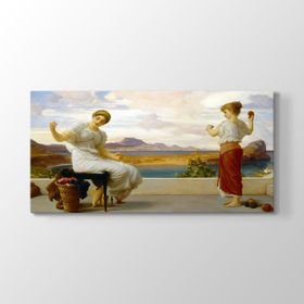 Lord Frederic Leighton - Winding The Skein Tablosu