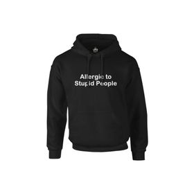 Lord PH-1354 Siyah Allergic to Stupid People Erkek T-Shirt