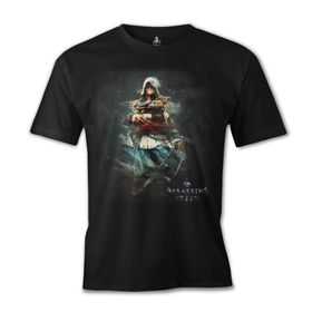 Lord PH-201 Siyah Assassin's Creed 2 Erkek T-Shirt