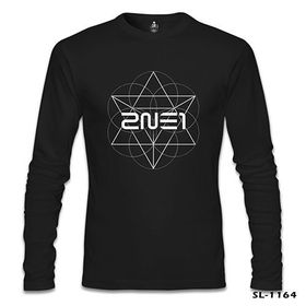 Lord T-Shirt 2NE1 Crush Erkek Siyah Sweatshirt