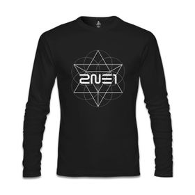Lord T-Shirt 2NE1 Crush Erkek Siyah Sweatshirt