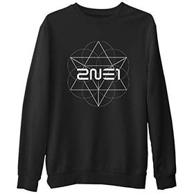 Lord T-Shirt 2NE1 Crush Erkek Siyah Sweatshirt