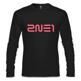 Lord T-Shirt 2NE1 Logo Erkek Siyah Sweatshirt