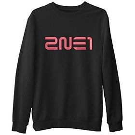 Lord T-Shirt 2NE1 Logo Erkek Siyah Sweatshirt