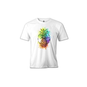 Lord T-Shirt Ananas Beyaz Erkek T-Shirt