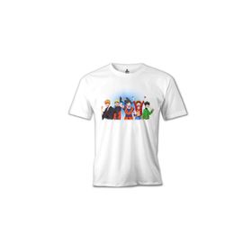 Lord T-Shirt Anime Heros Beyaz Erkek T-Shirt