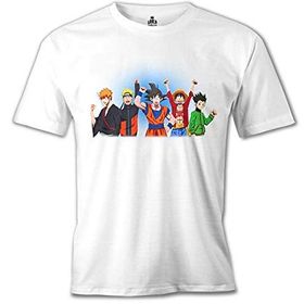 Lord T-Shirt Anime Heros Beyaz Erkek T-Shirt