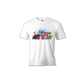 Lord T-Shirt Anime Heros Beyaz Erkek T-Shirt