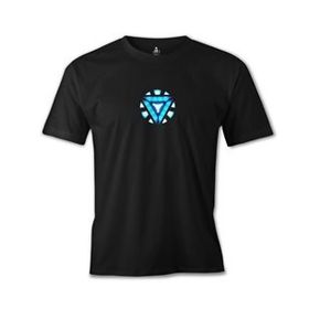 Lord T-Shirt Arc Reactor 1 Siyah Erkek T-shirt