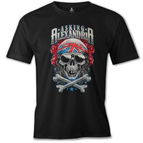 Lord T-Shirt Asking Alexandria - Skull Siyah Erkek T-shirt