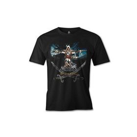 Lord T-Shirt Assassin's Creed 4 Siyah Erkek T-shirt
