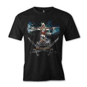 Lord T-Shirt Assassin's Creed 4 Siyah Erkek T-shirt