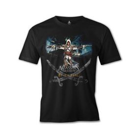 Lord T-Shirt Assassin's Creed 4 Siyah Erkek T-shirt