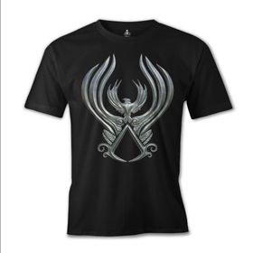 Lord T-Shirt Assassin's Creed - Wings Siyah Erkek T-shirt