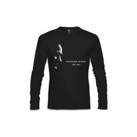 Lord T-Shirt Atatürk - Fikirler Ölmez Siyah Erkek T-shirt