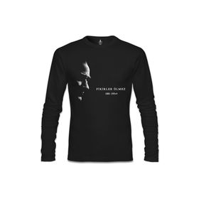 Lord T-Shirt Atatürk - Fikirler Ölmez Siyah Erkek T-shirt