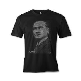 Lord T-Shirt Atatürk - Gençliğe Hitabe Siyah Erkek T-shirt
