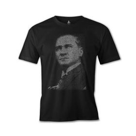Lord T-Shirt Atatürk - Gençliğe Hitabe Siyah Erkek T-shirt