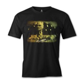 Lord T-Shirt Atatürk Siyah Erkek T-shirt