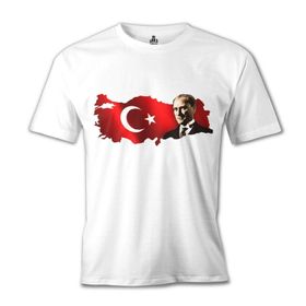 Lord T-Shirt Atatürk - TC Beyaz Erkek T-shirt