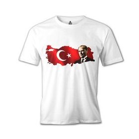 Lord T-Shirt Atatürk - TC Beyaz Erkek T-shirt