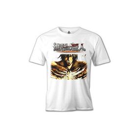Lord T-Shirt Attack On Titan Beyaz Erkek T-shirt