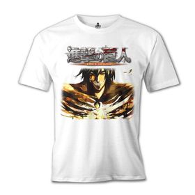 Lord T-Shirt Attack On Titan Beyaz Erkek T-shirt