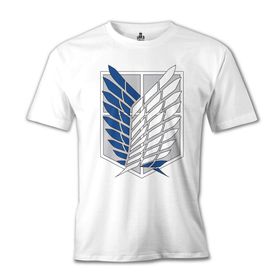 Lord T-Shirt Attack On Titan Logo Beyaz Erkek T-shirt