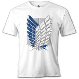 Lord T-Shirt Attack On Titan Logo Beyaz Erkek T-shirt