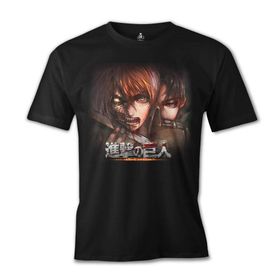 Lord T-Shirt Attack On Titan Siyah Erkek T-shirt
