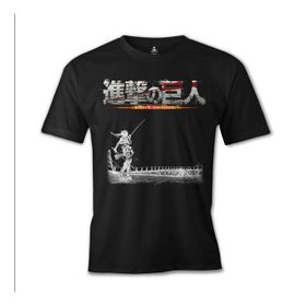 Lord T-Shirt Attack On Titan Siyah Erkek T-shirt